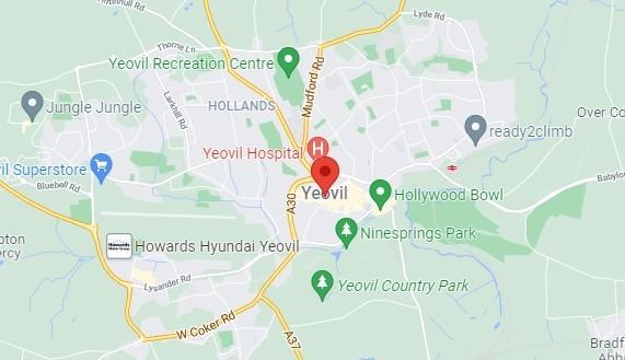 Yeovil Map
