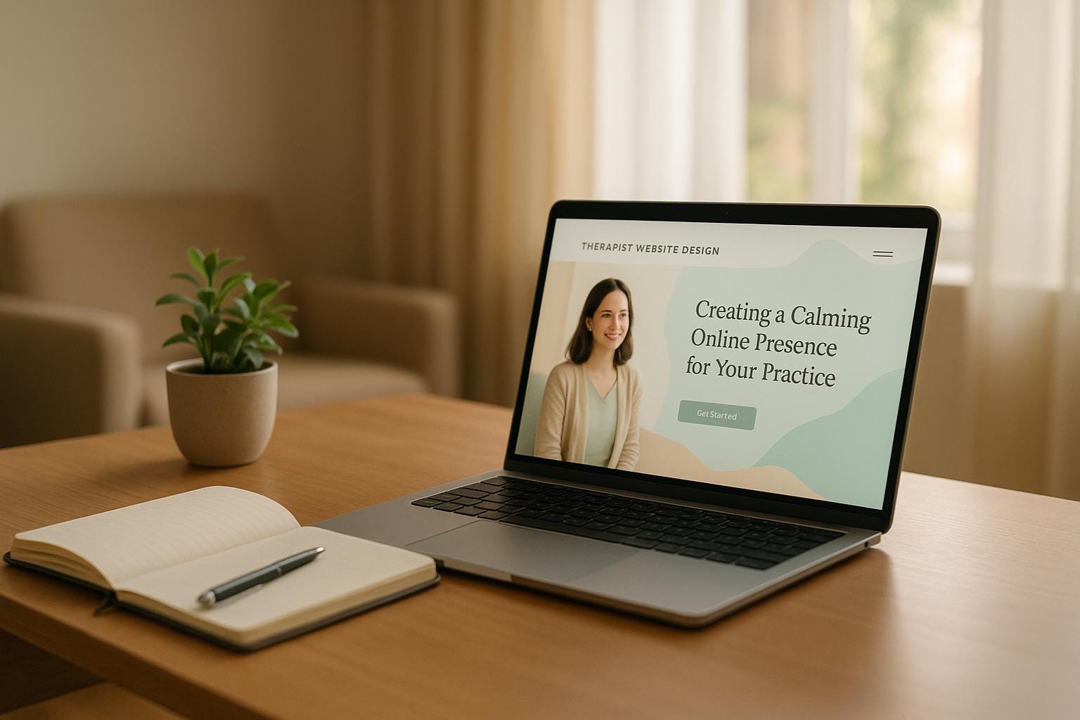 Therapist Website Design: Creating a Calming Online Presence for Your Practice