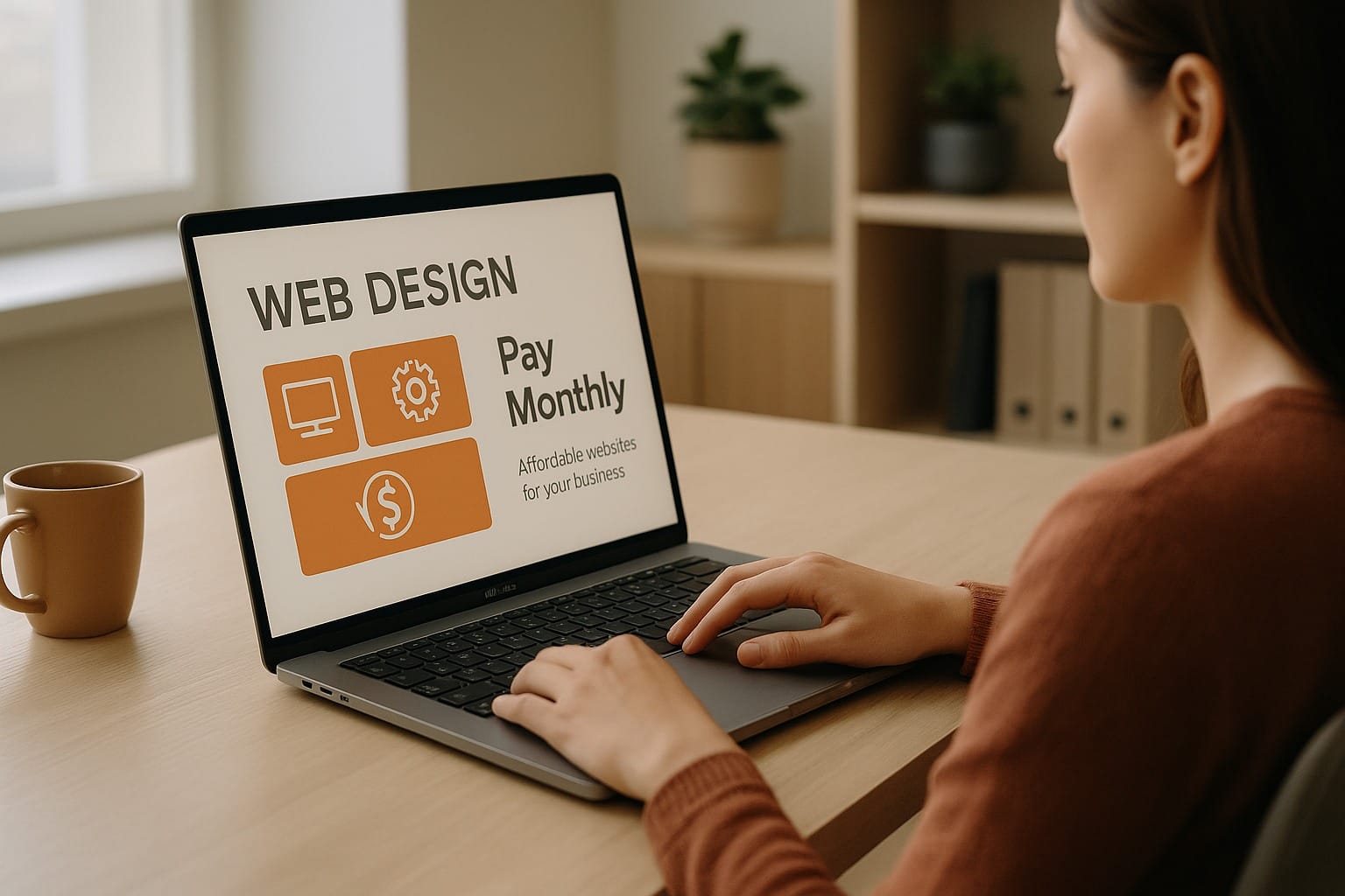 pay monthly web design for small business